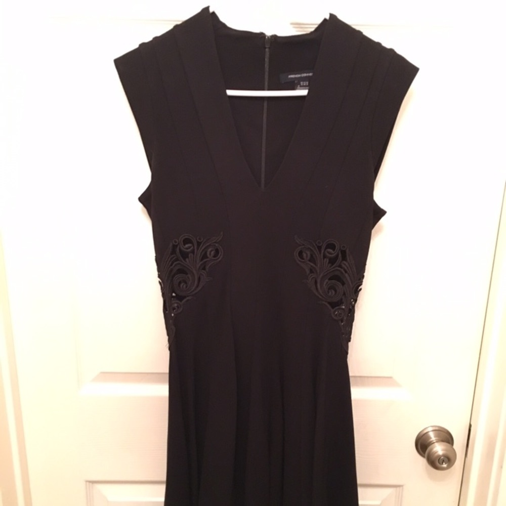 French Connection black cocktail mini dress